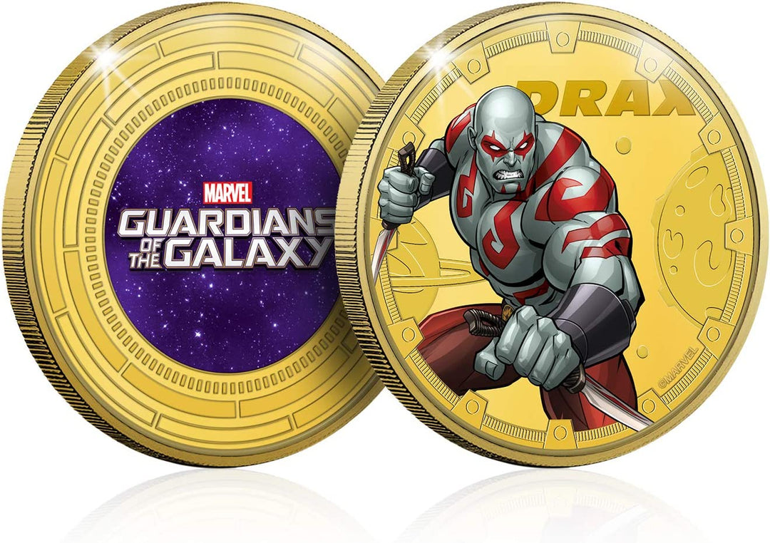 Marvel Gifts Guardians of the Galaxy Limited Edition Collectable Rare Gold Coin