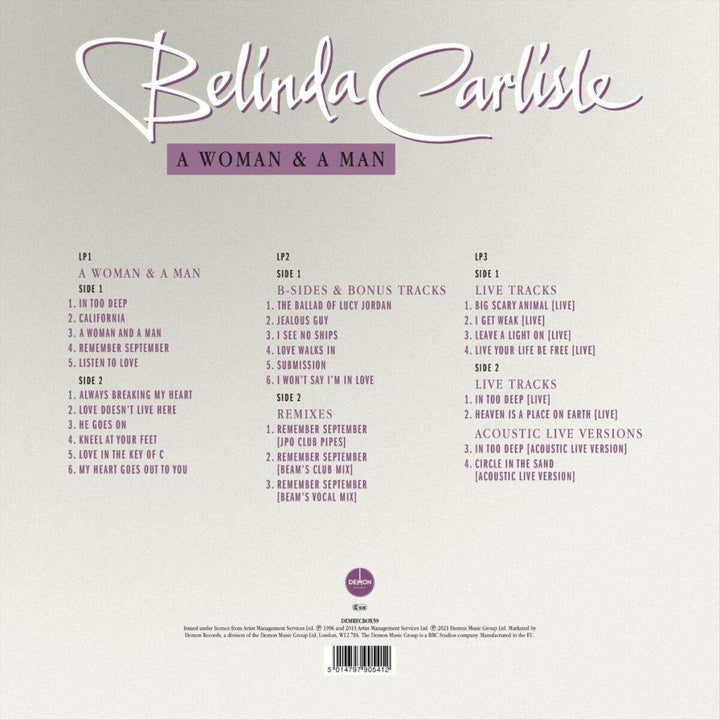 Belinda Carlisle – A Woman and A Man – 25th Anniversary [Vinyl