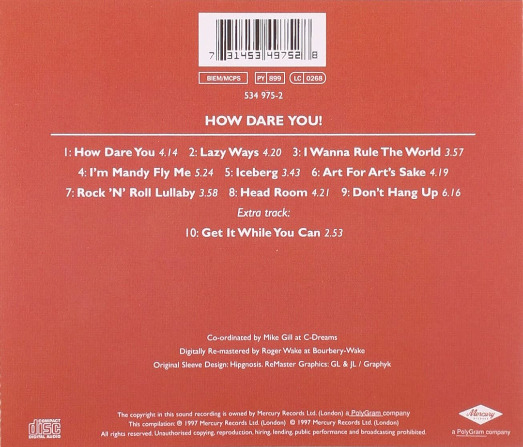 How Dare You - 10cc [Audio-CD]