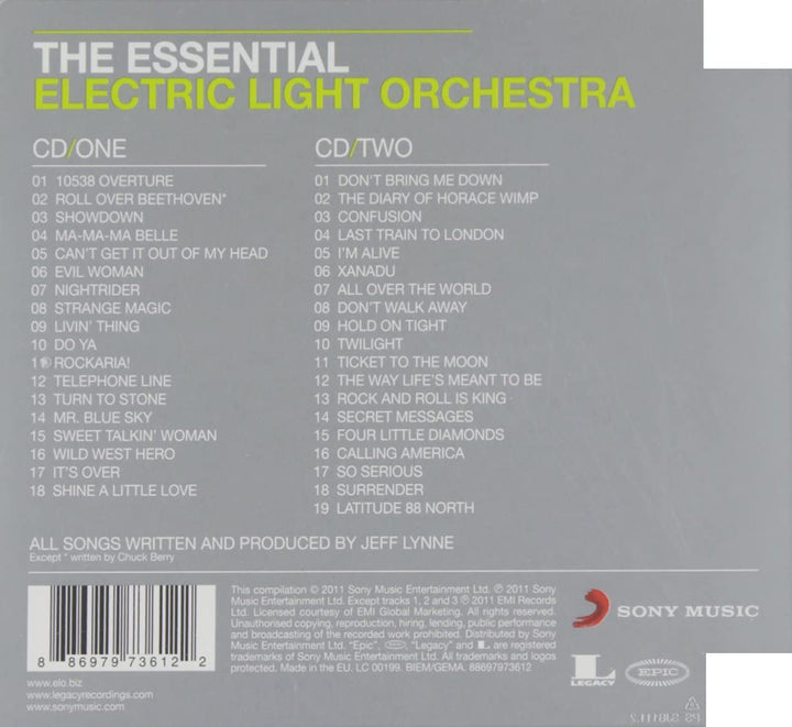 Das Essential Electric Light Orchestra - ELO [Audio CD]