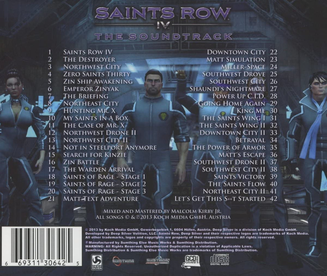 Saints Row IV / Game Soundtrack – Malcolm Kirby Jr [Audio CD]