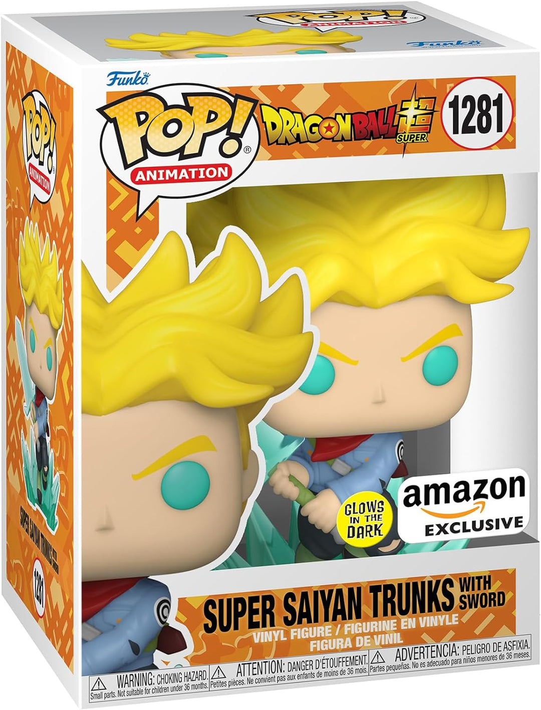 Funko POP! Animation: DBS – Super Saiyajin Trunks With Sword – Glow In the Dark –