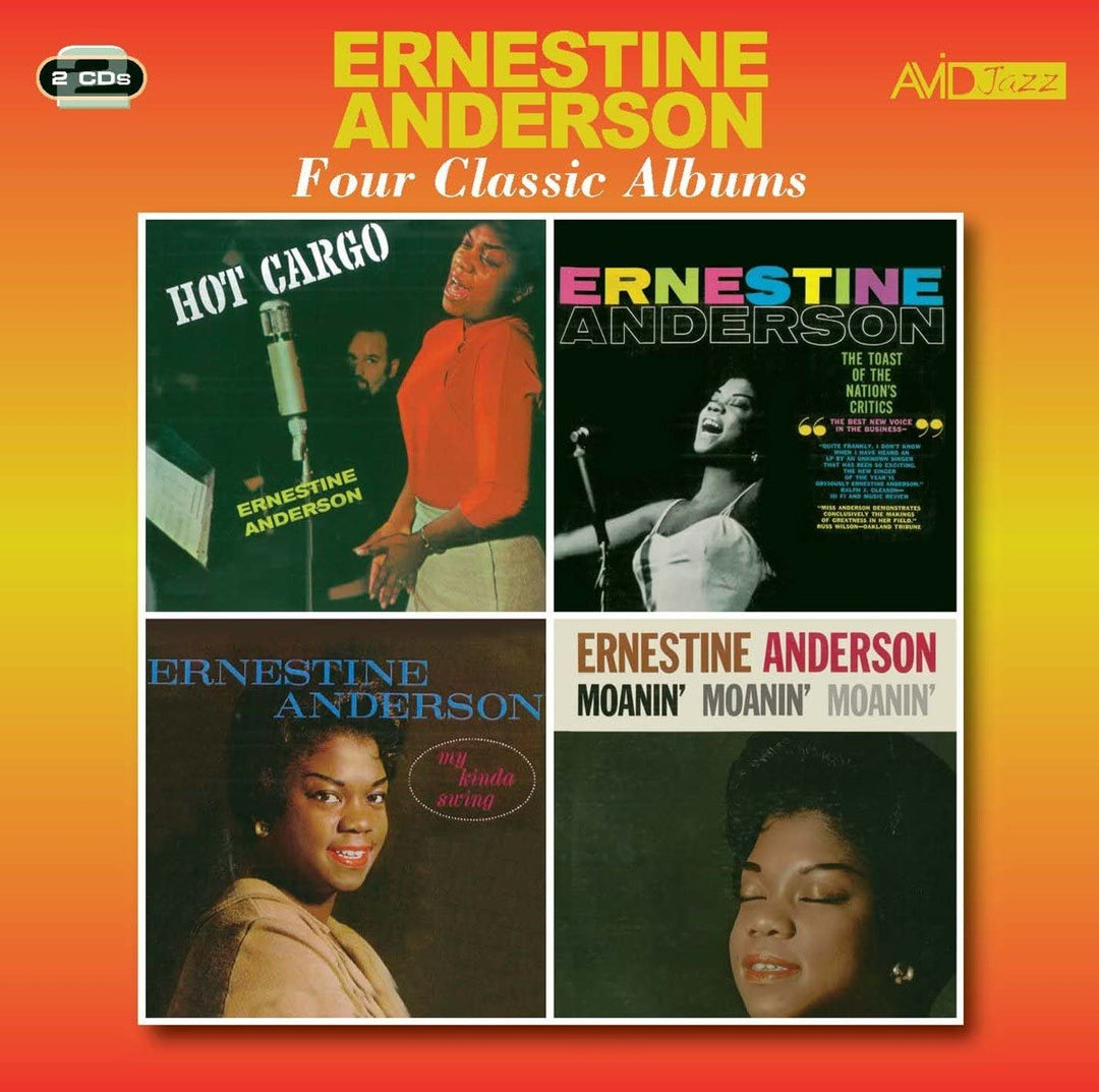 Ernestine Anderson – Vier klassische Alben (Hot Cargo / The Toast Of The Nation's Critics / My Kinda Swing / Moanin' Moanin' Moanin') [Audio-CD]