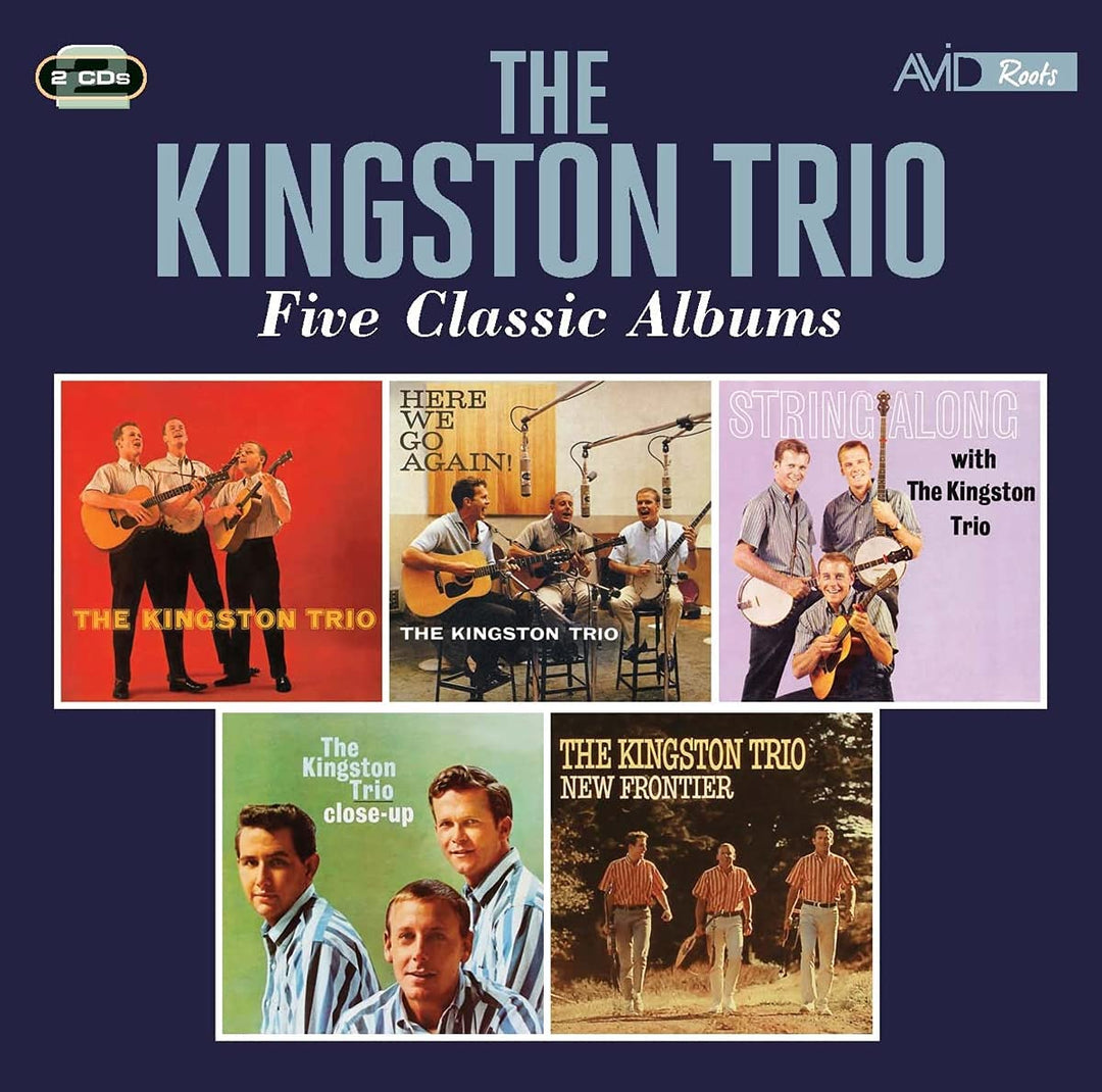 The Kingston Trio – Fünf klassische Alben (The Kingston Trio / Here We Go Again / String Along / Close Up / New Frontier) [Audio-CD]