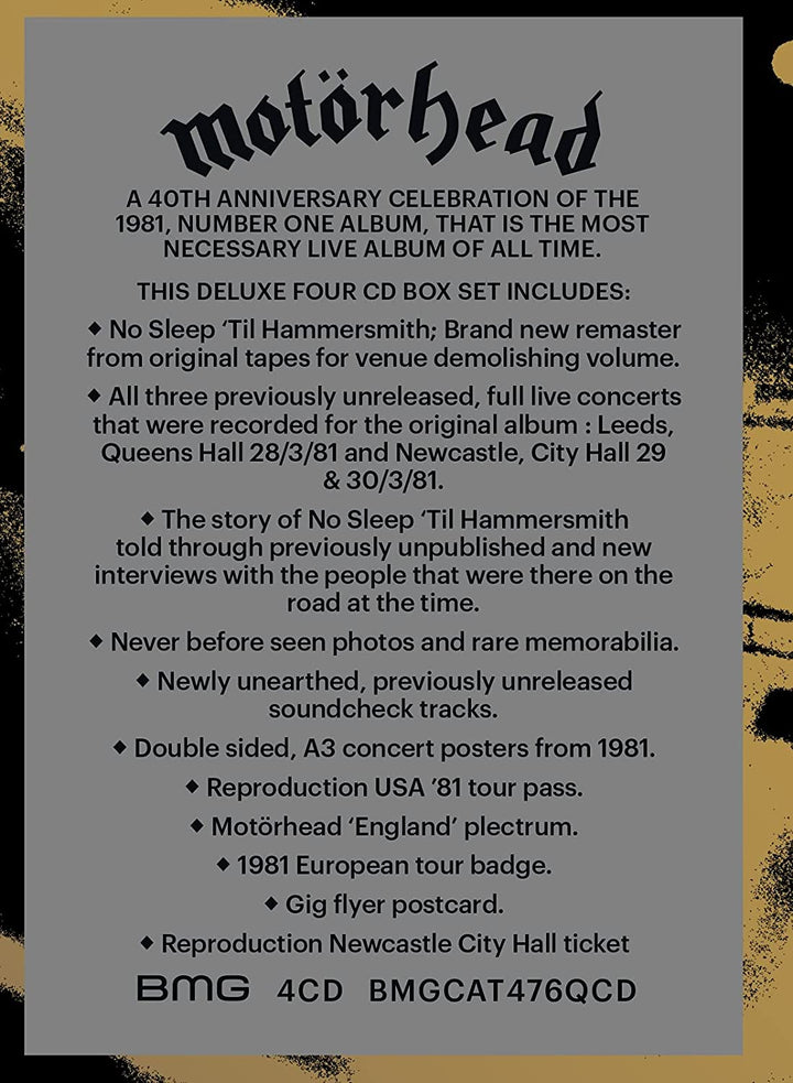 No Sleep 'Til Hammersmith (40th Anniversary [Audio-CD])