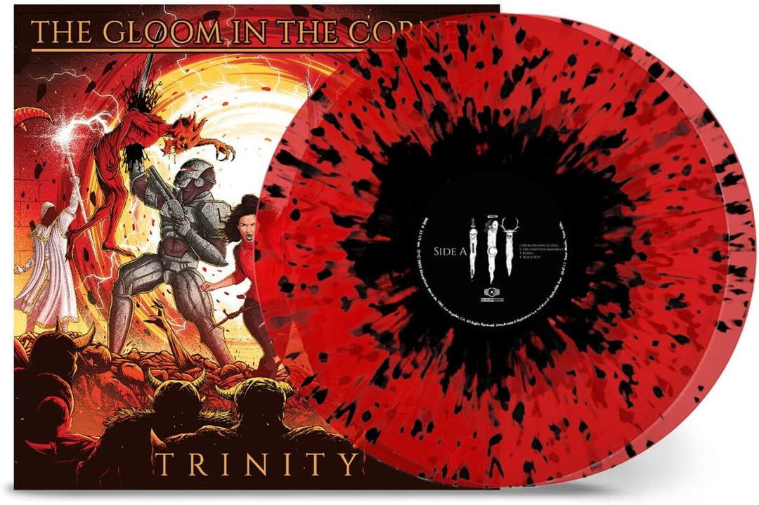 Trinity (transp. rot + schwarzer Splatter) [VINYL]