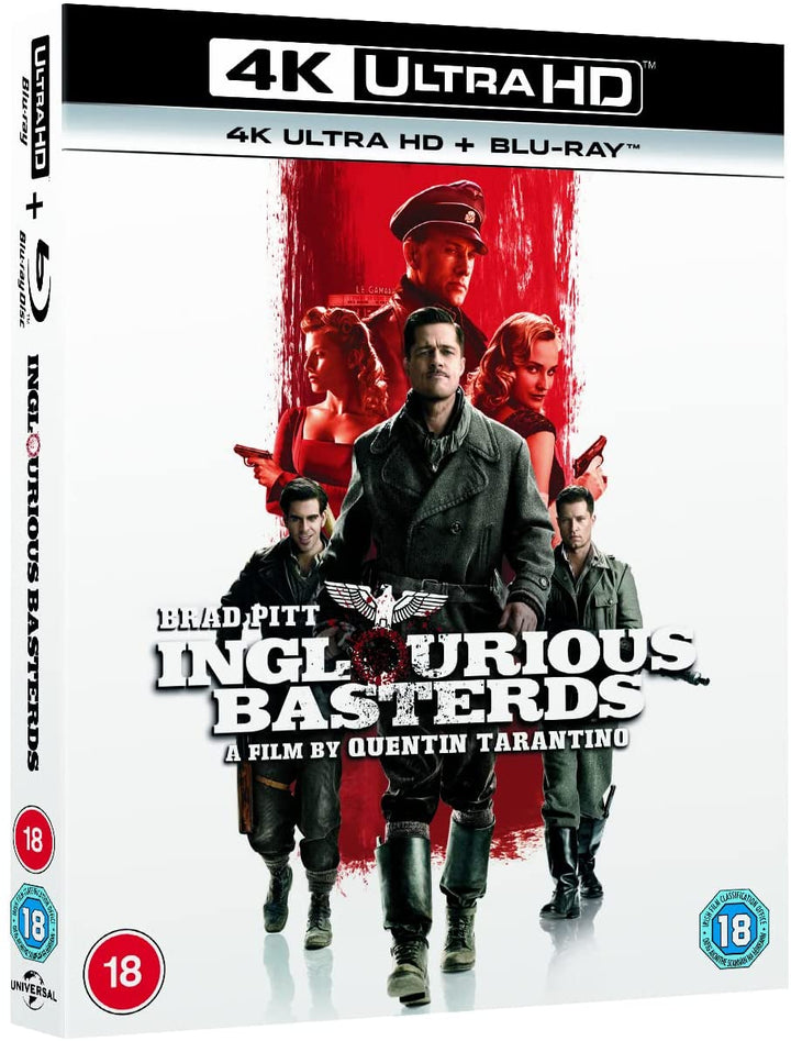 Inglourious Basterds [4K Ultra HD] [2009] [Region Free] – Krieg/Action [Blu-ray]