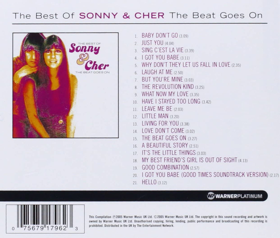 Sonny &amp; Cher Cher – Das Beste von Sonny und Cher – The Beat Goes On [Audio-CD]