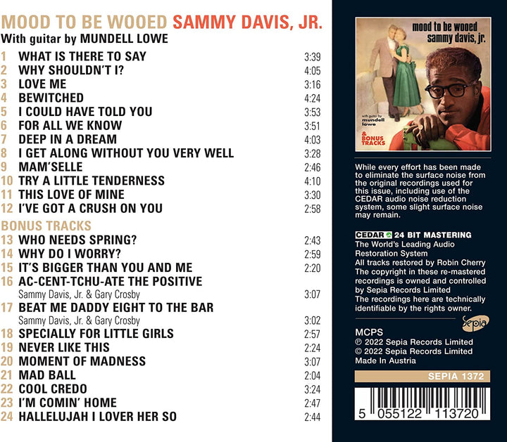 Sammy Davis Jr. – Mood To Be Wooed &amp; Bonustracks [Audio-CD]