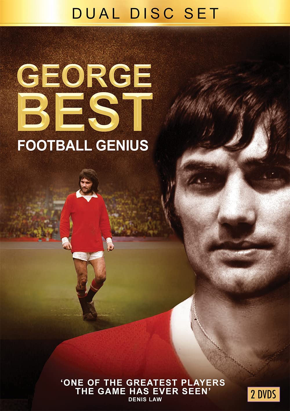 George Best – Football Genius – Dual Set Collection – (Best Intentions/Best View &amp; Testimonial Match.) [DVD]