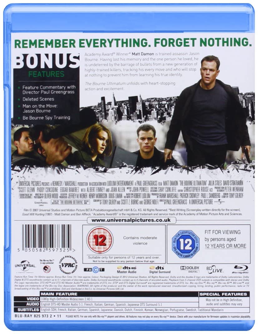 Das Bourne Ultimatum [Region Free] [2007]