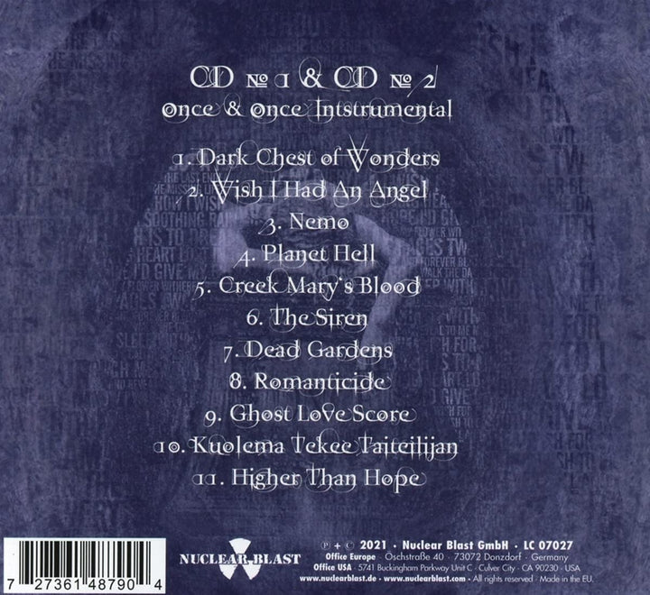 Nightwish - Once incl. Album instrumental [Audio CD]