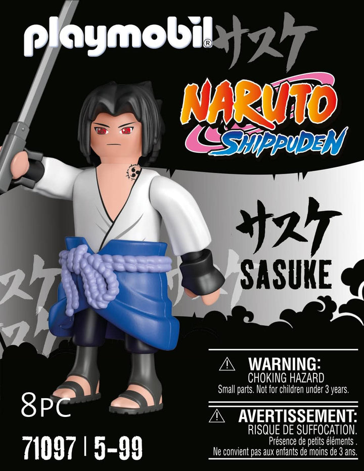 Playmobil 71097 Naruto: Sasuke Figurenset, Naruto Shippuden Anime-Sammlerfigur