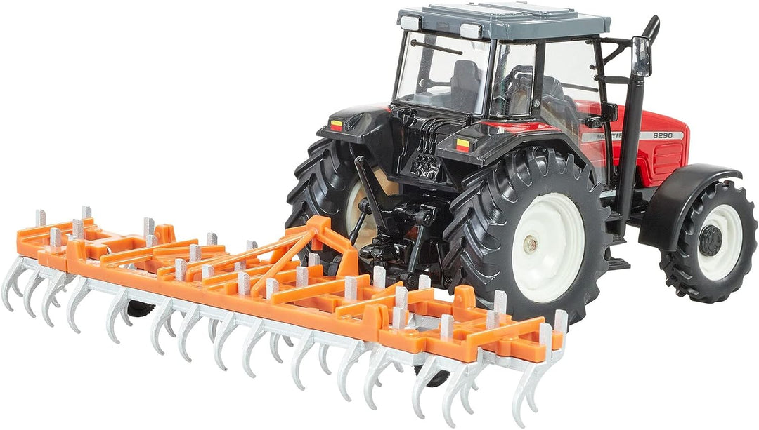 Britians Hertitage Traktor-Spielset, Spielzeug, Massey Ferguson Traktor 6S.180 mit Clas