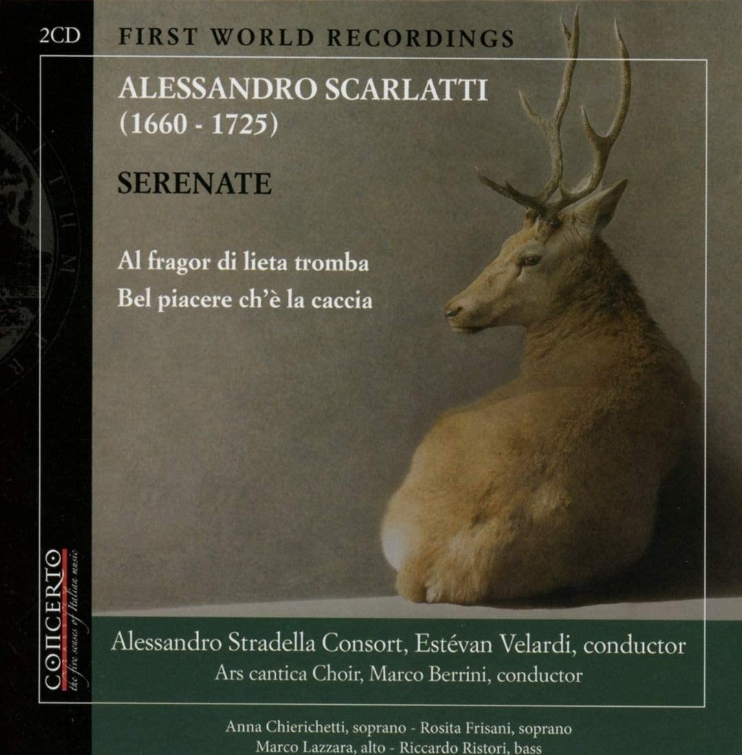 Scarlatti: Serenate [Alessandro Stradella Consort; Estvan Velardi; Estvan Velardi] [Concerto Classics: CNT21072] [Audio CD]