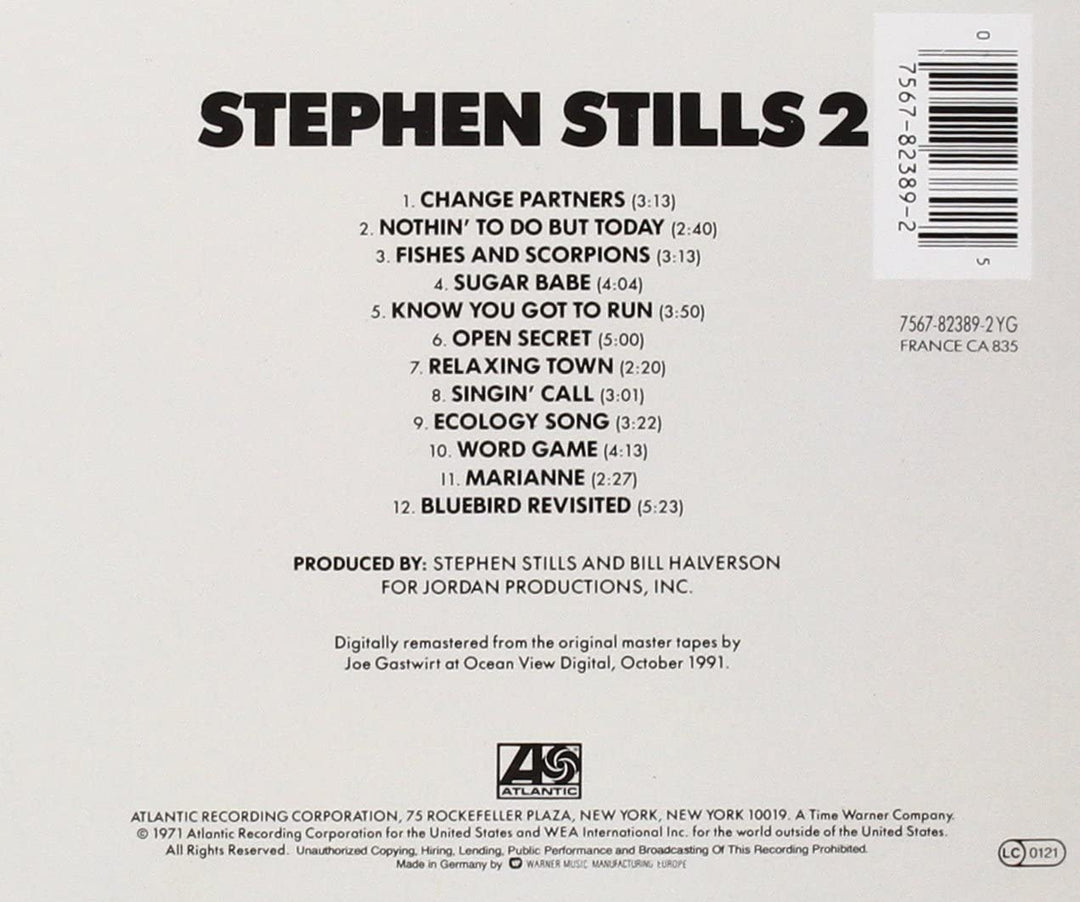 Stephen Stills - Stephen Stills 2 [Audio-CD]