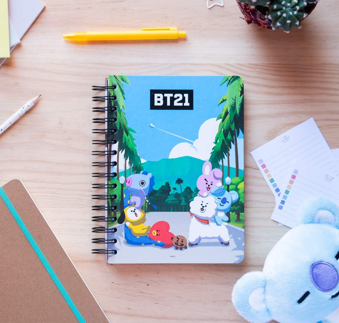 BT21 Official Merchandise A5 Notebook | Bullet Journal