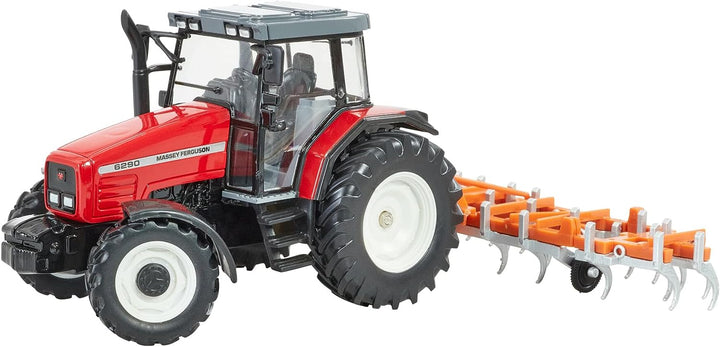 Britians Hertitage Traktor-Spielset, Spielzeug, Massey Ferguson Traktor 6S.180 mit Clas