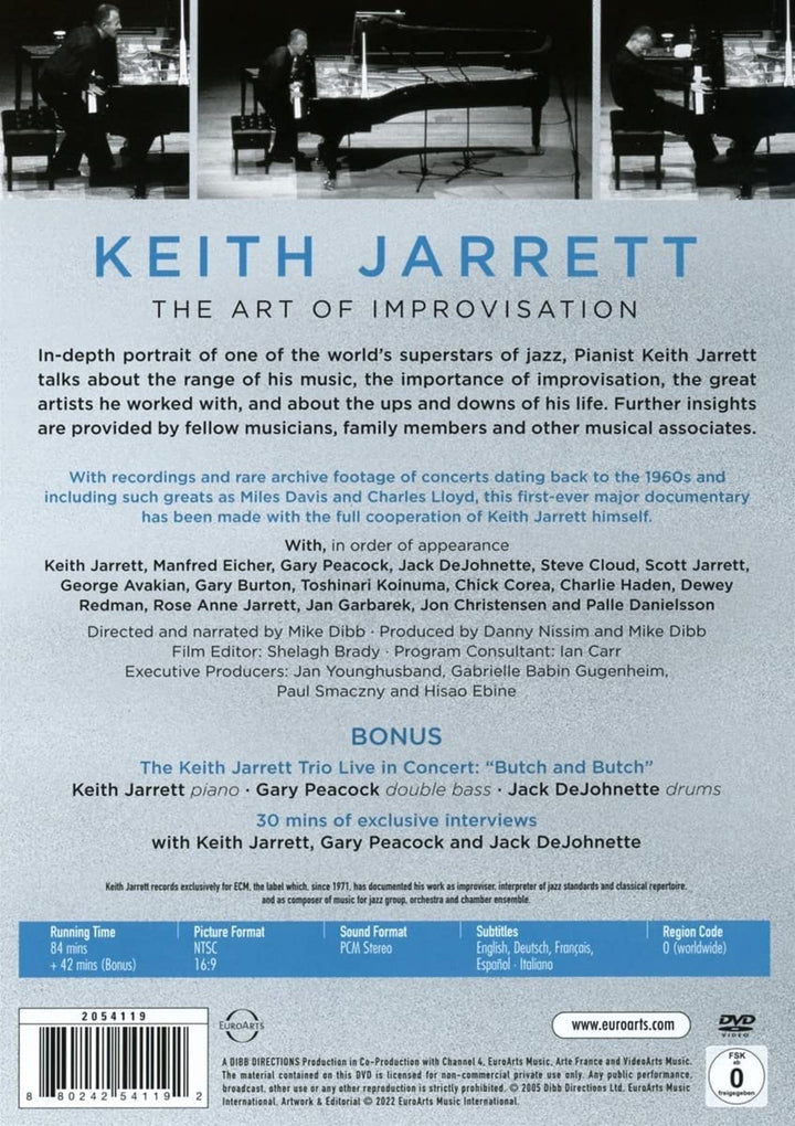 Keith Jarrett – Die Kunst der Improvisation [2005] [DVD]