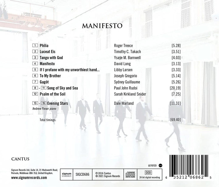 Cantus: Manifest [Audio-CD]