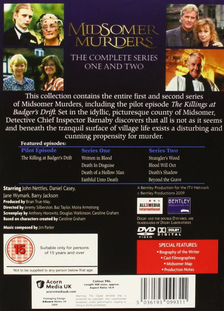 Midsomer Murders: Die komplette Serie eins und zwei – Mystery [DVD]