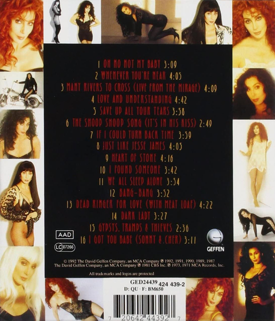 Chers größte Hits: 1965–1992 – Cher [Audio-CD]
