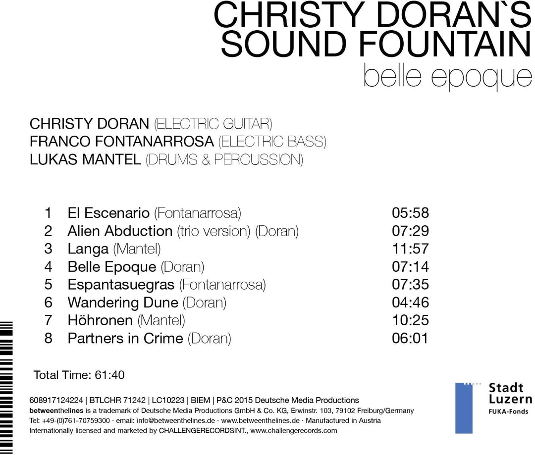 Christy Dorans Klangbrunnen – Belle Epoque [Audio-CD]