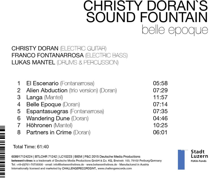 Christy Dorans Klangbrunnen – Belle Epoque [Audio-CD]