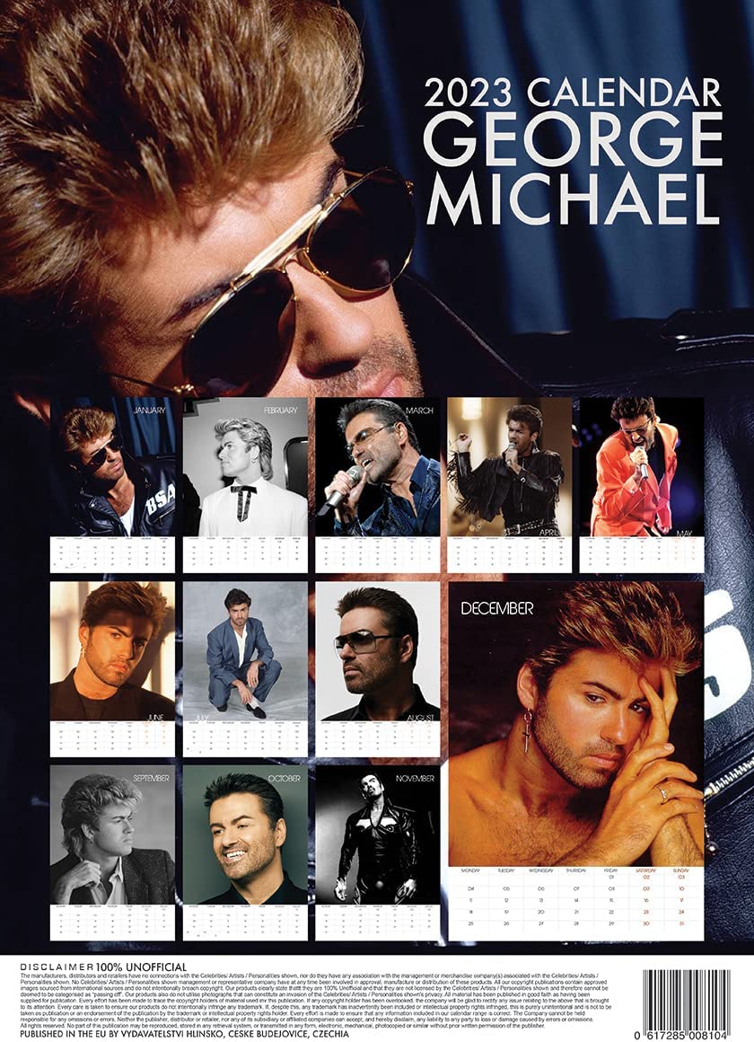 GEORGE MICHAEL CALENDAR 2023