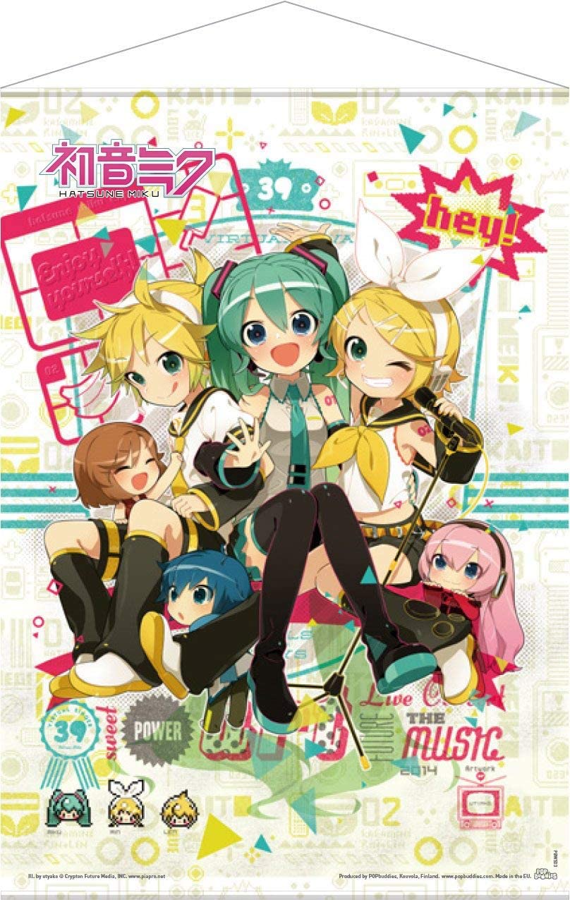 POPbuddies Vocaloid Wallscroll Hey! Piapro-Figuren 50 x 70 cm Poster