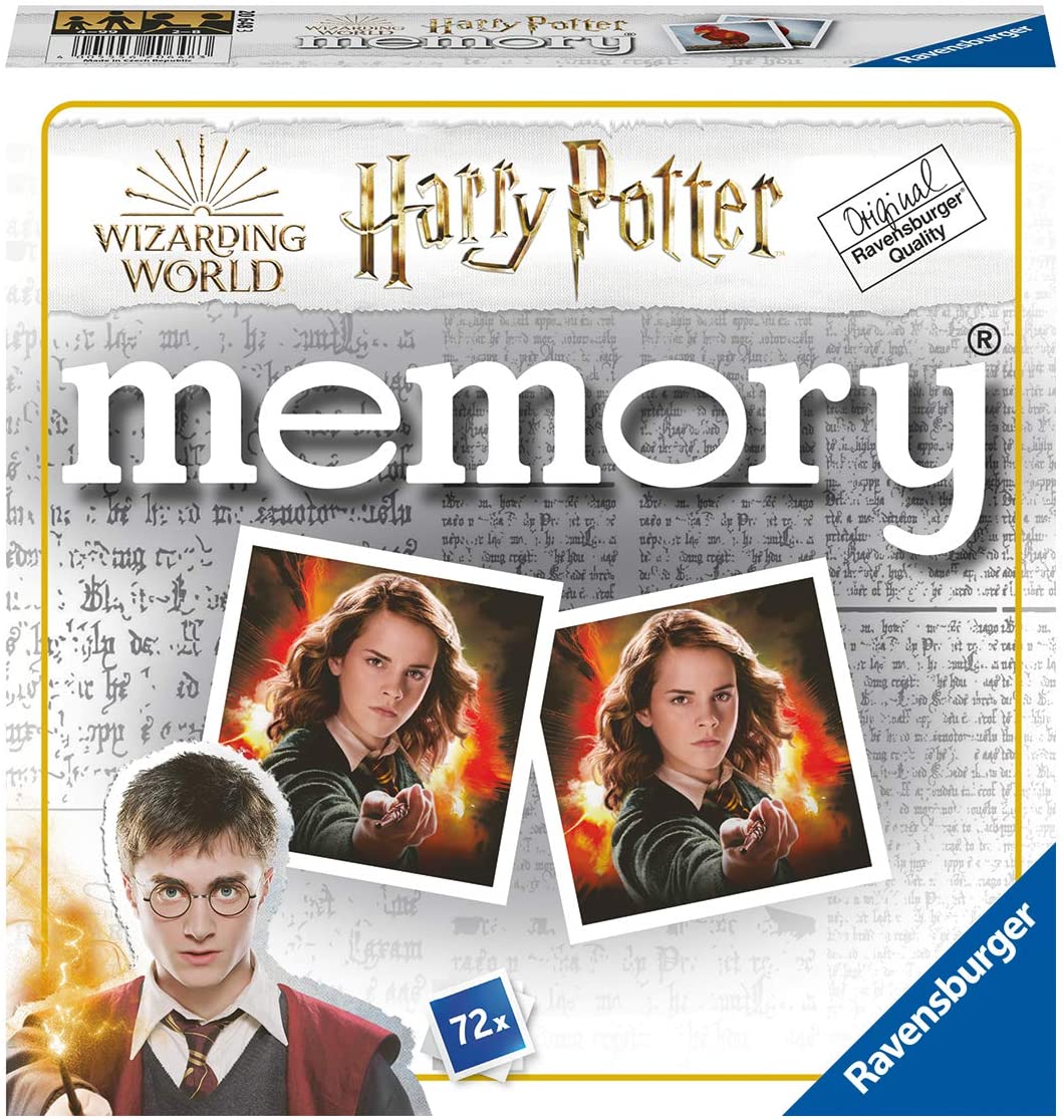 Ravensburger Memory Harry Potter – Memory-Spiel, 72 Karten, empfohlenes Alter ab 4 Jahren (20