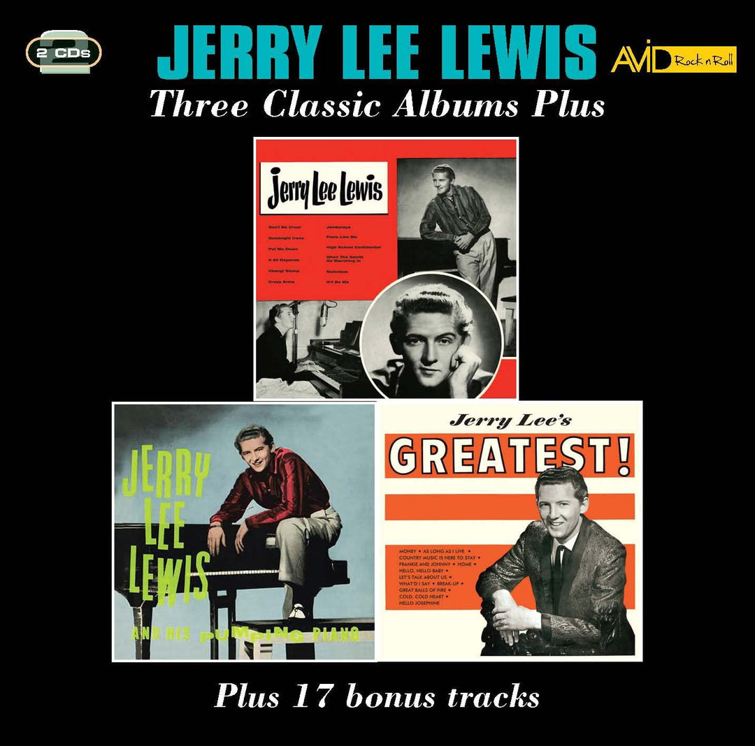 Drei klassische Alben plus (Jerry Lee Lewis / Jerry Lee Lewis And His Pumping Piano / Jerry Lee's Greatest) – Jerry Lee Lewis [Audio-CD]