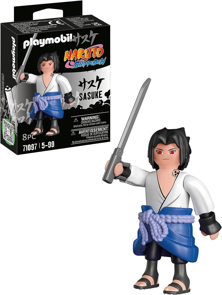 Playmobil 71097 Naruto: Sasuke Figurenset, Naruto Shippuden Anime-Sammlerfigur