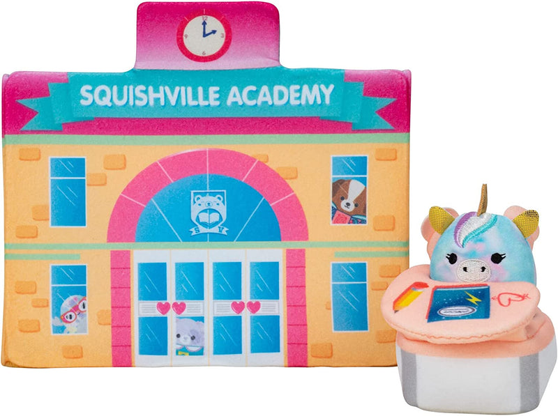  Squishville by Original Squishmallows Sweet Shop - Playset with  2-Inch Priya The Purple Panda, Tres'zure The Teal Cat & Bistro Table and  Chair - Toys for Kids : Toys & Games