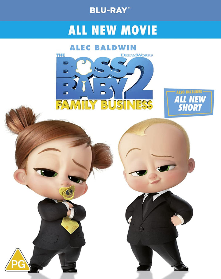 The Boss Baby 2: Family Business [Blu-ray] [2021] [Region Free] – Familie/Komödie [Blu-ray]