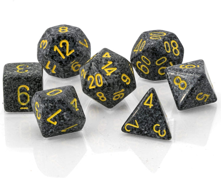 Chessex 25328 Würfel, Schwarz, Grau, Gold