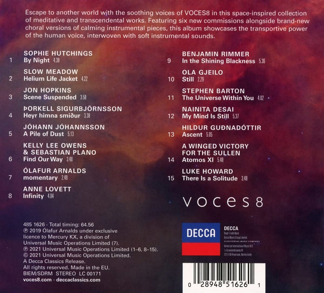 Voces8 - Infinity [Audio CD]