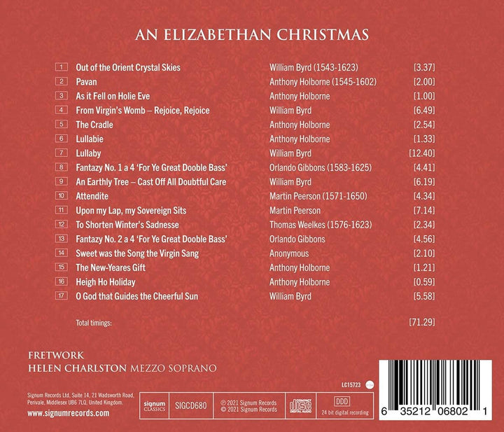 Fretwork – An Elizabethan Christmas [Audio-CD]