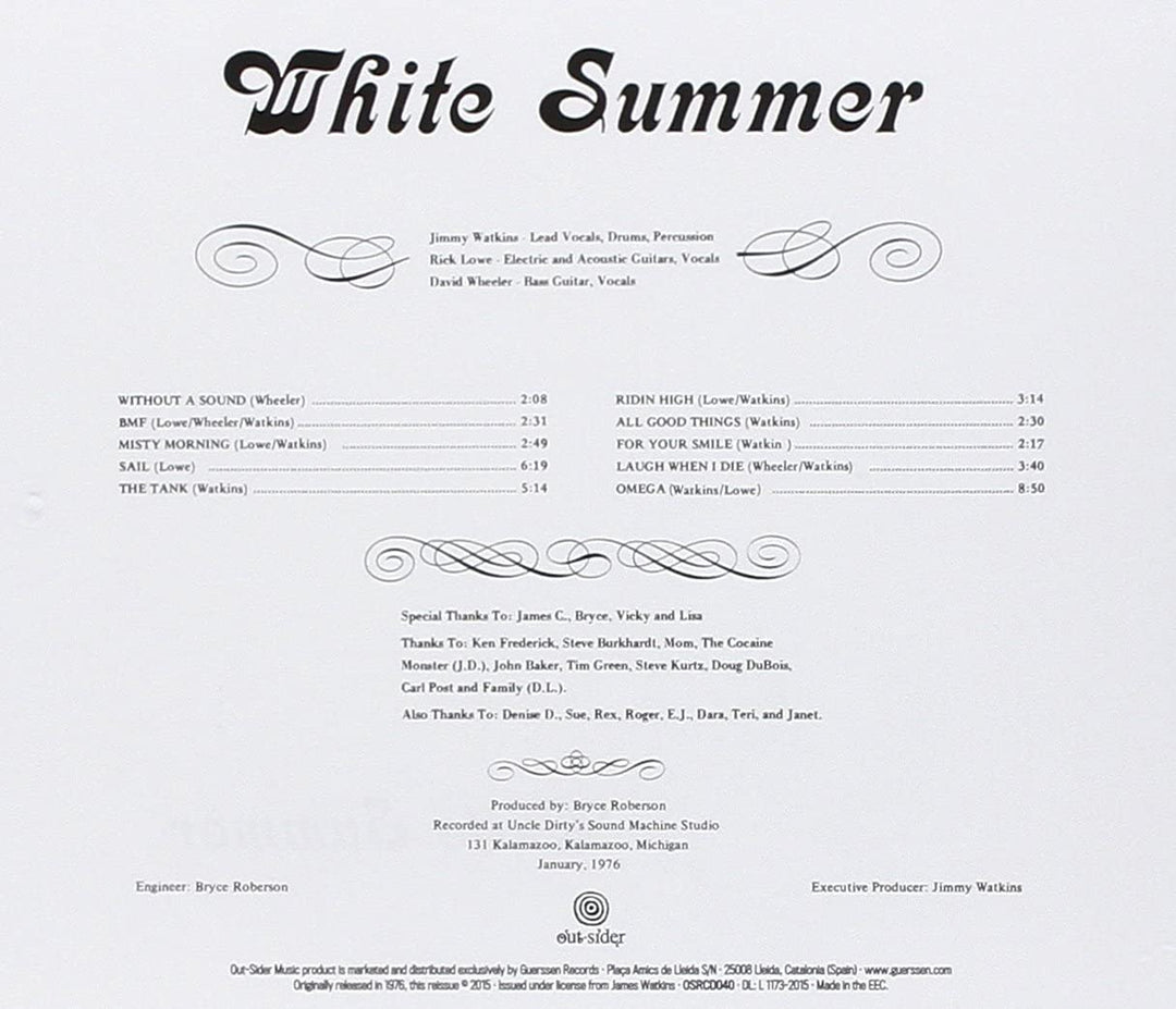 White Summer - White Summer [Audio CD]