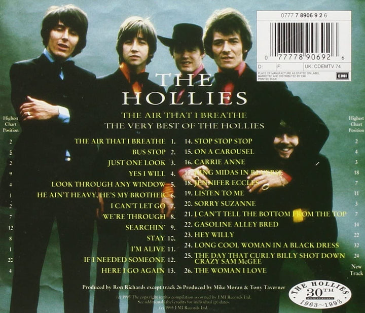 Hollies – The Air That I Breathe: Das Allerbeste der Hollies [Audio-CD]