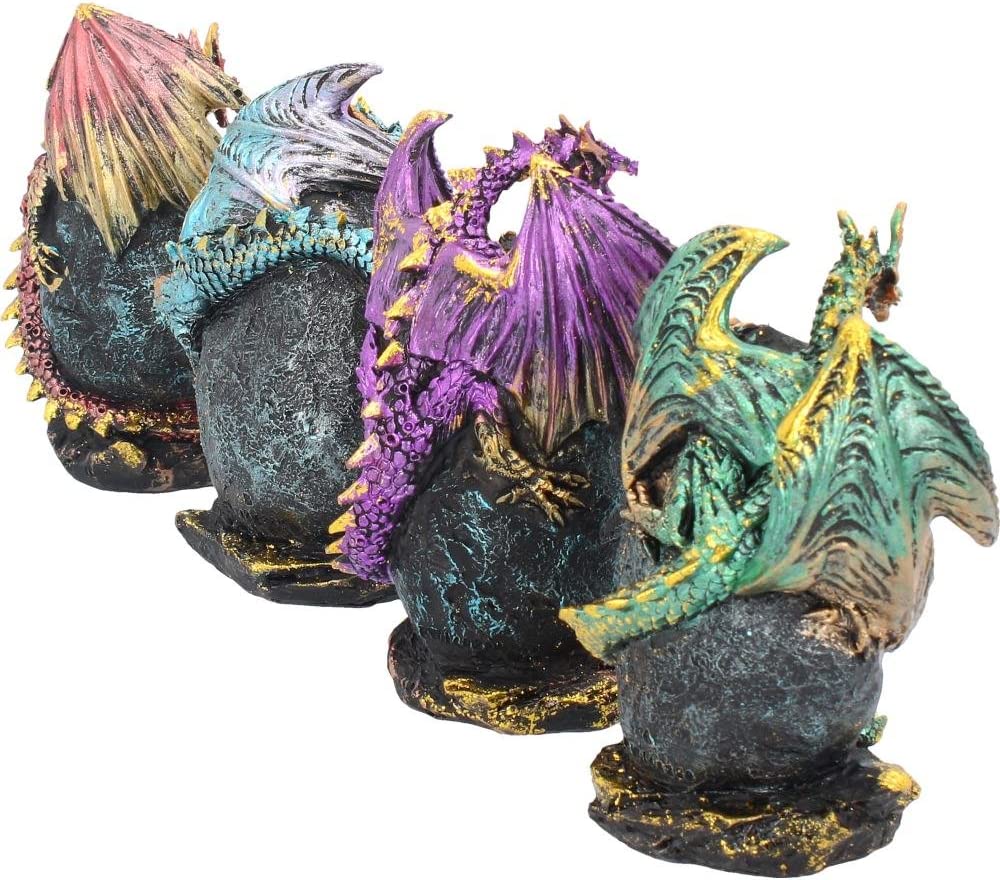 Nemesis Now Geode Keepers Figurine 12cm, (Set of 4)