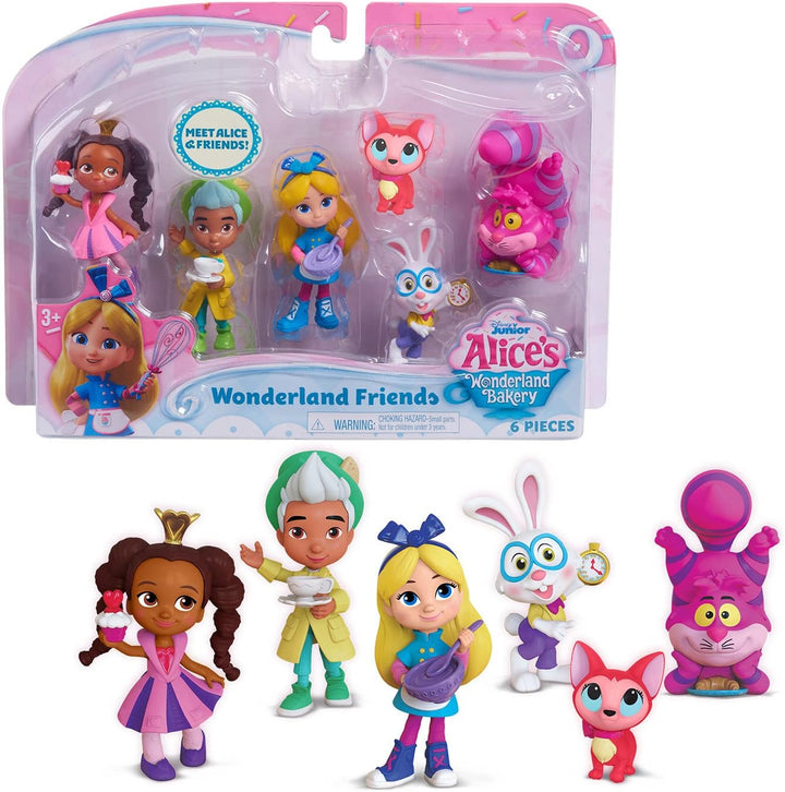 Just Play 98514 Disney Junior Alice's Bakery Wonderland Friends, mehrfarbig