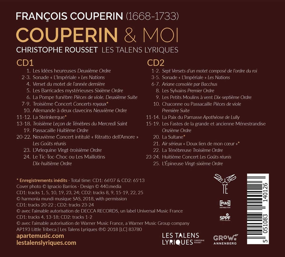 Couperin &amp; moi [Audio-CD]