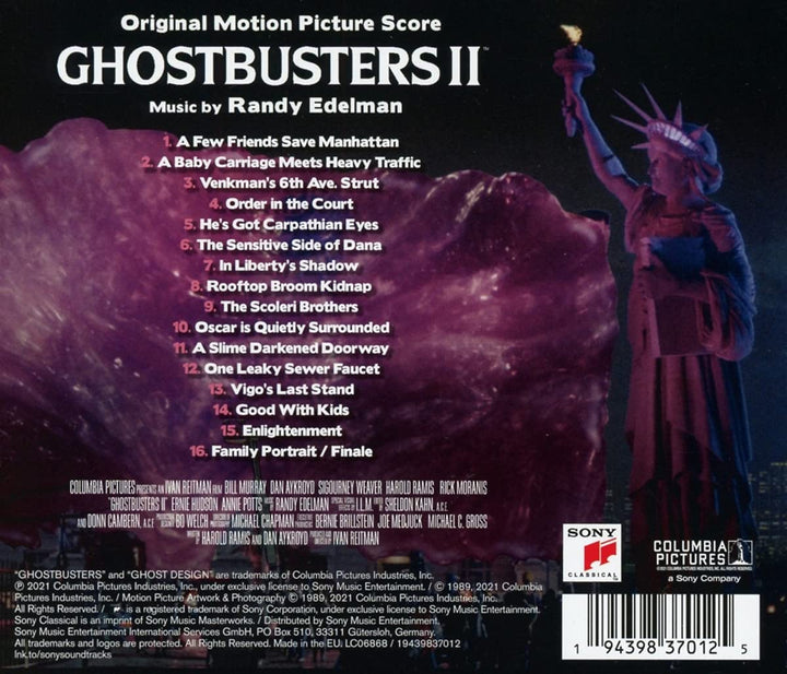 Edelman, Randy – Ghostbusters Ii Soundtrack) [Audio-CD]