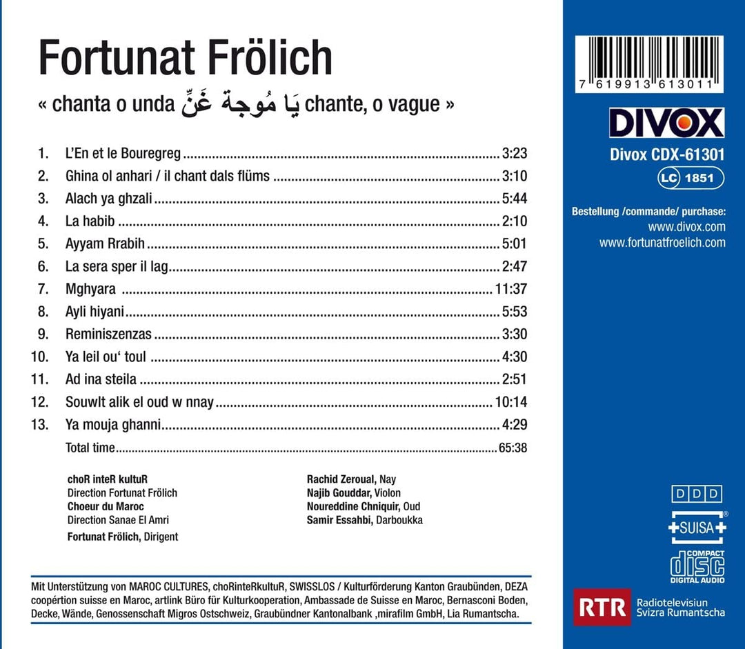 Kenneth Frölich - Frolich: Sing Oh Wave [Kenneth Frölich, Kenneth Frölich] [Divox X-61301] [Audio CD]