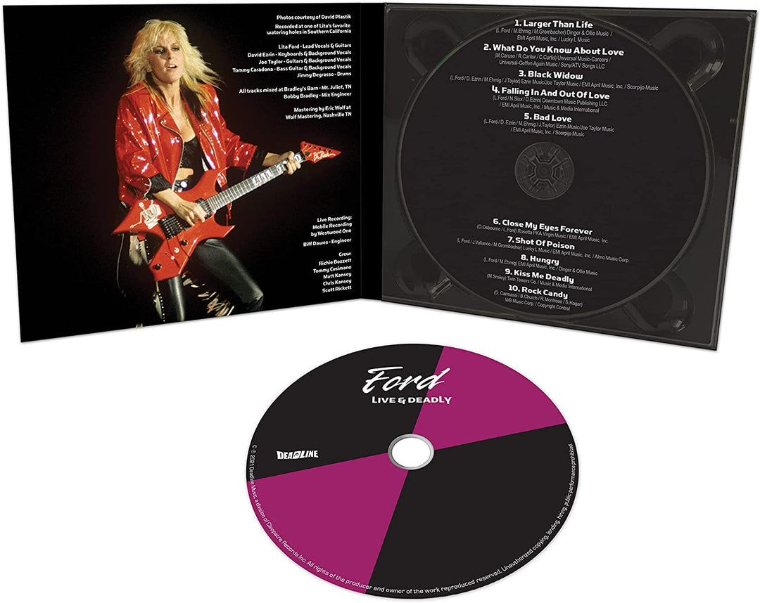 Lita Ford – Kiss Me Deadly [Audio-CD]