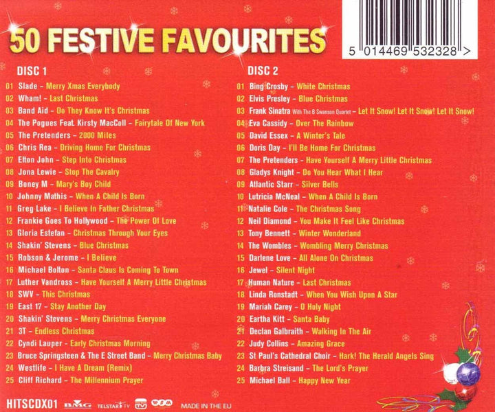 Weihnachtshits: 50 festliche Favoriten [Audio-CD]