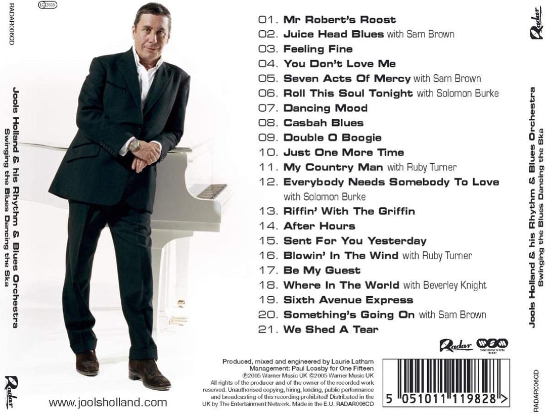 Jools Holland – Swinging The Blues, Dancing The Ska [Audio-CD]