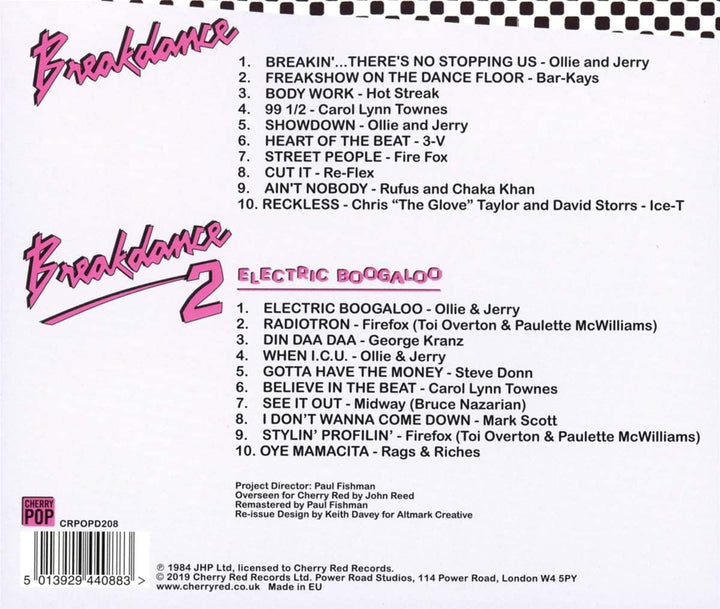 OST – Breakdance / Breakdance 2 Soundtracks [Audio-CD]