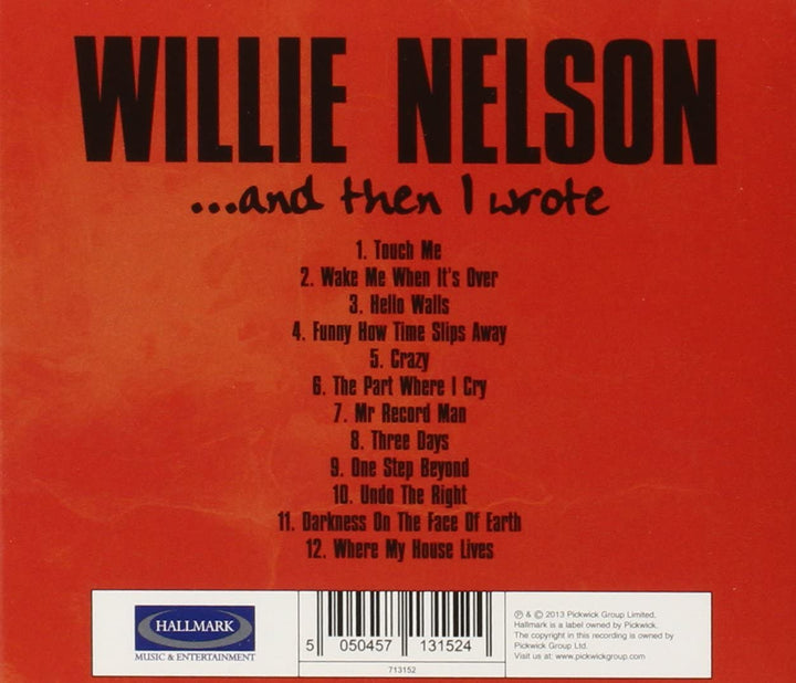 Willie Nelson – And Then I Wrote [Audio-CD]